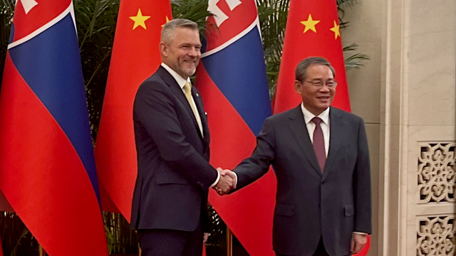 Peter Pellegrini a Li Čchiang