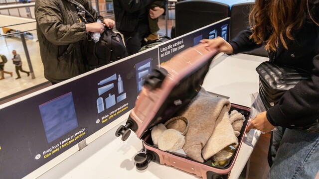 letisko kontrola kufor 