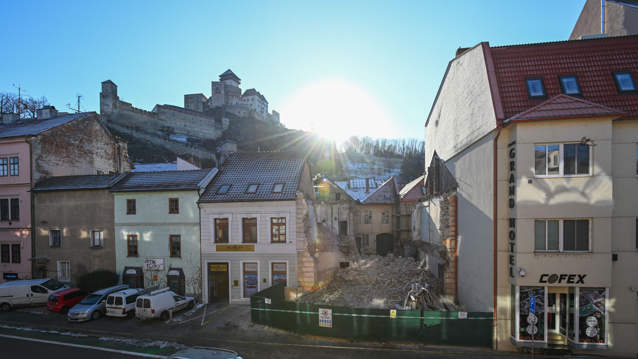 Trenčín zbúraná pamiatka