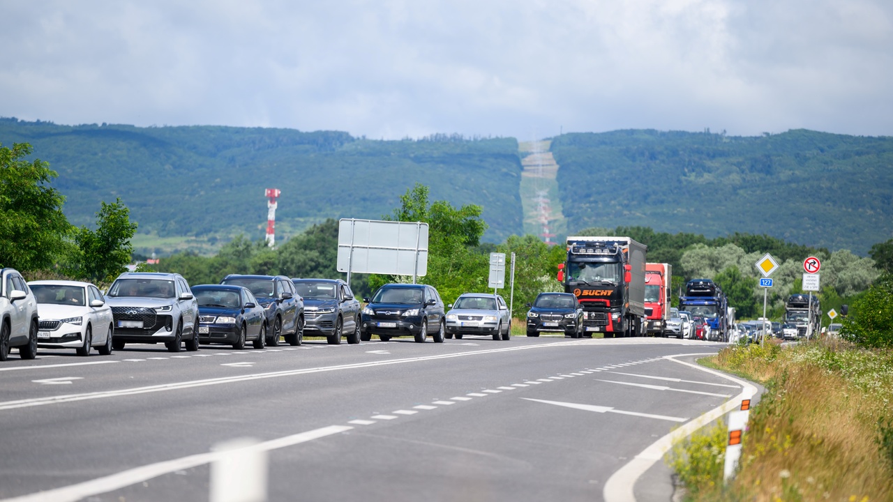 kolóna diaľnica doprava