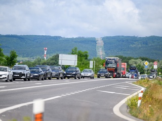 kolóna diaľnica doprava