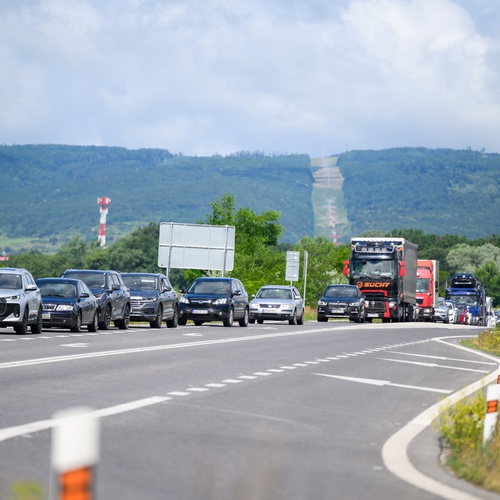 kolóna diaľnica doprava