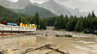 Anterselva areál škody biatlon