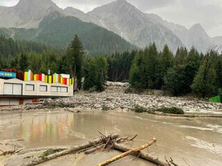Anterselva areál škody biatlon