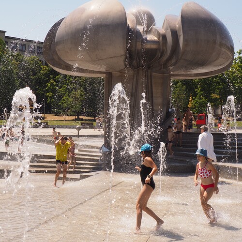 horúčavy deti Bratislava Družba leto 