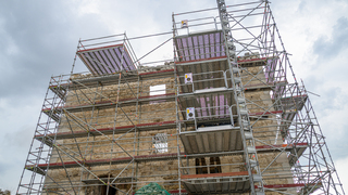 Spišský hrad obnova Románsky palác