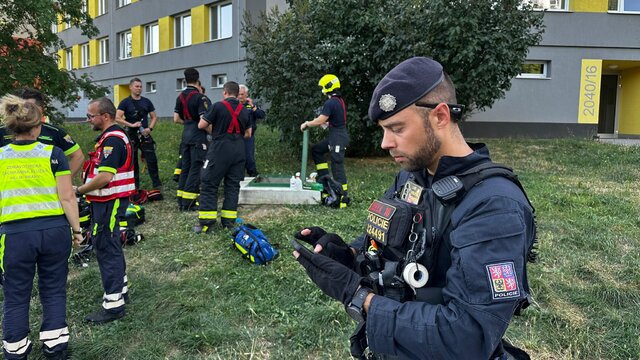 ceska policia vybuch potrubia