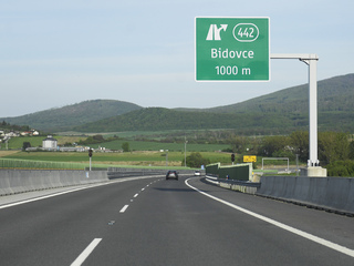 D1 dialnica bidovce zemplin