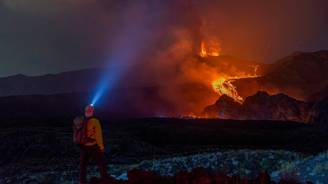 Etna Catánia Taliansko sopka