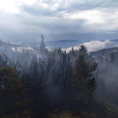 požiar Veľká fatra