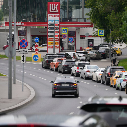Rusko palivo benzín čerpacia stanica rady