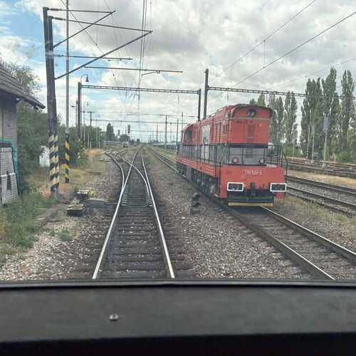 vlak návestidlo stoj