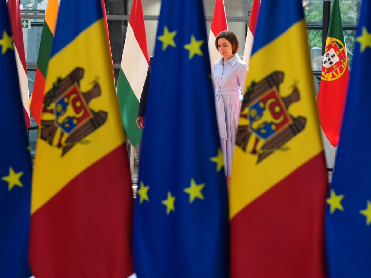 prezidentka moldavska Maia Sanduova