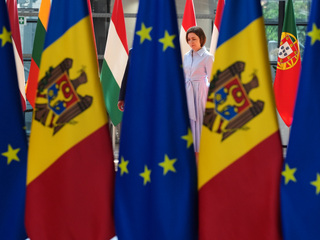 prezidentka moldavska Maia Sanduova