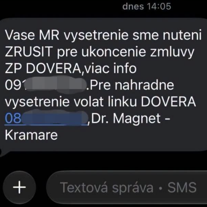 magnetická rezonancia smska