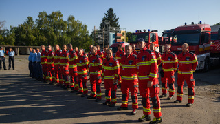 Francúzsko Požiare Lesné Hasiči