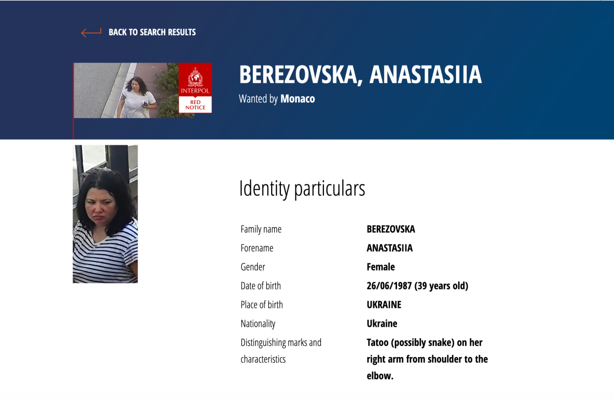 Monaco výbuch Berezovská