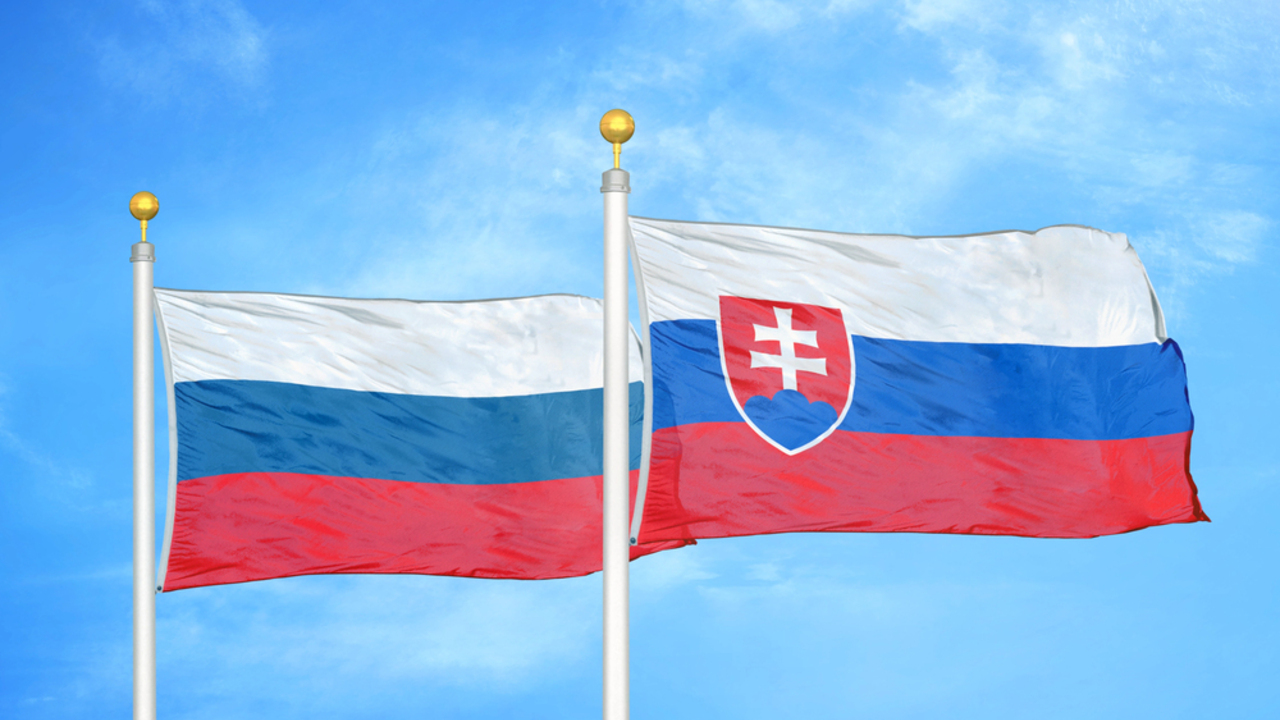 Rusko Slovensko vlajky vlajka