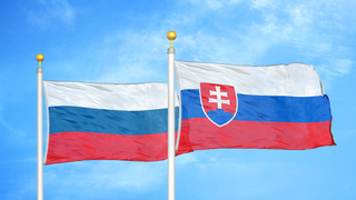 Rusko Slovensko vlajky vlajka