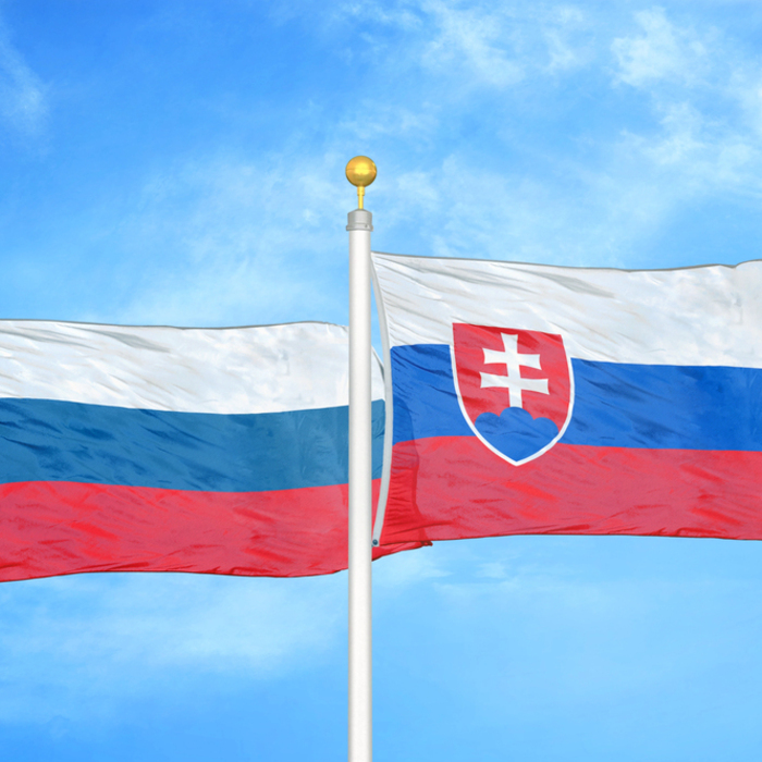 Rusko Slovensko vlajky vlajka