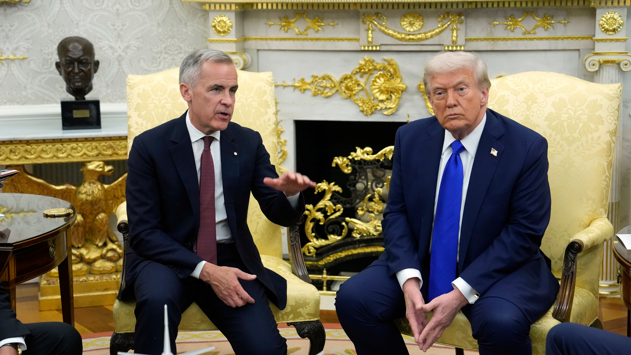 Mark Carney a Donald Trump 