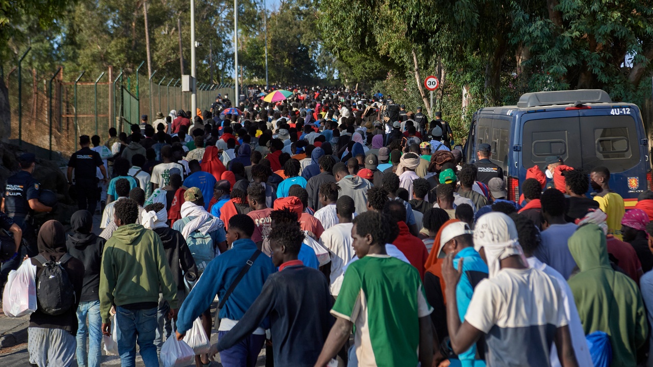 Ceuta migranti