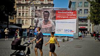 SPD plagát rodina 