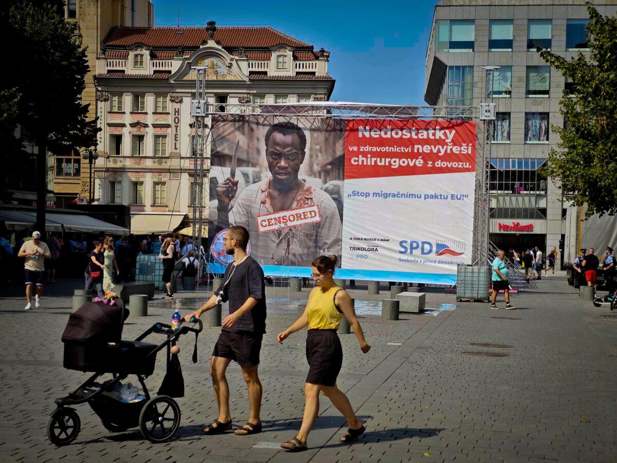 SPD plagát rodina 