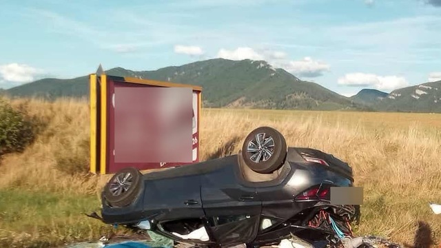 nehoda, turčianske teplice