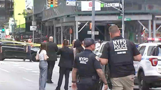 Times Square New York polícia policajt policajti NYPD 