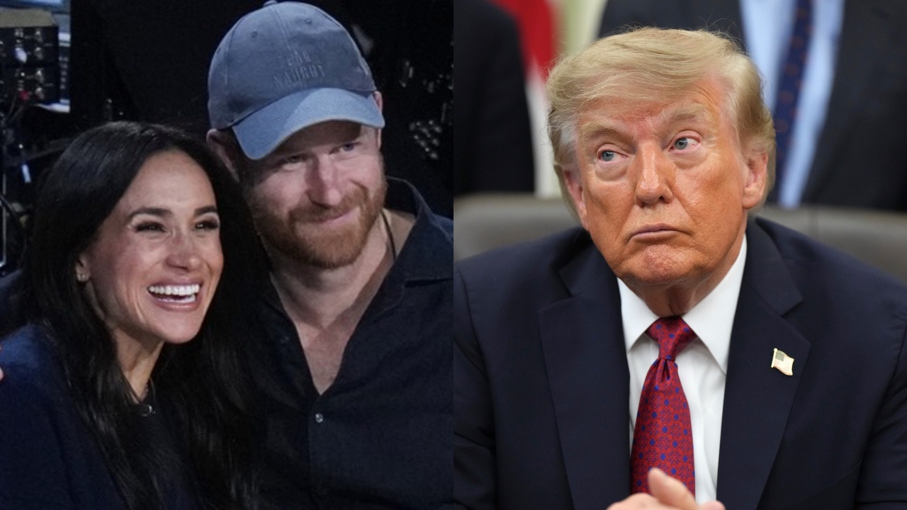 Meghan, Harry, Trump