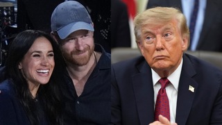 Meghan, Harry, Trump