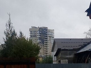 panelový dom Ukrajina Perm útok zničenie