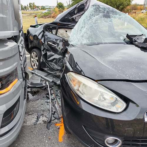 nehoda auto kamión Dunajská Streda