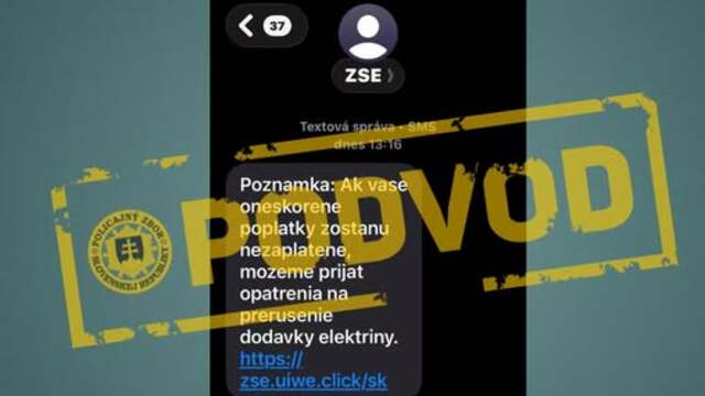 SMS podvod