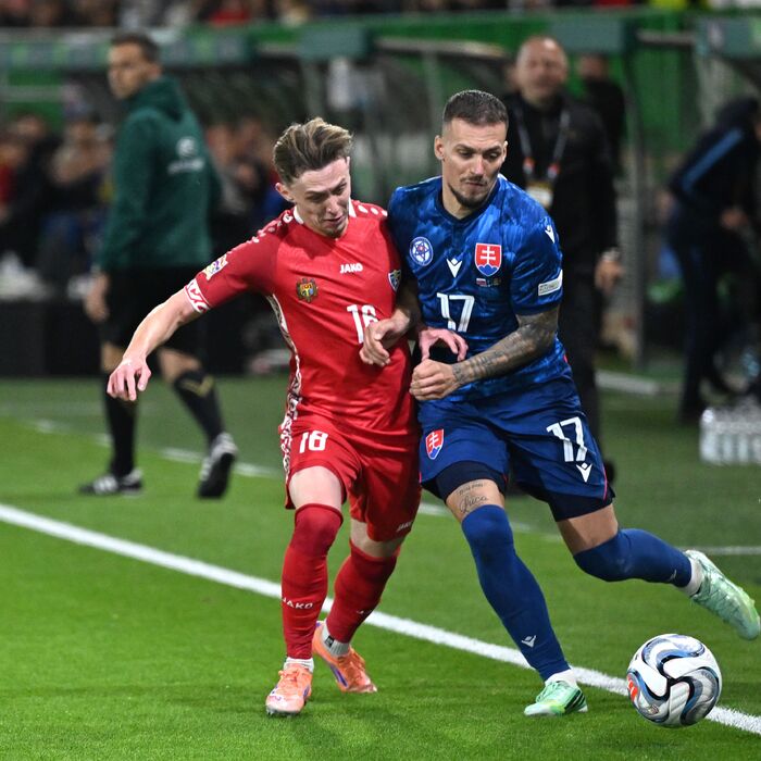 Moldavsko Slovensko futbal