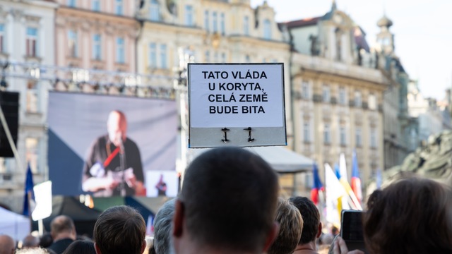 Praha, protest