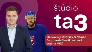 Štúdio ta3: Slafkovský, Dvorský či Nemec. Čo prinesie Slovákom nová sezóna NHL?