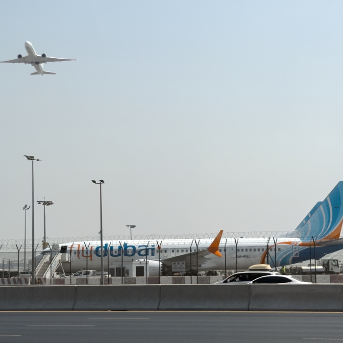 dramaticky let, tel aviv flydubai