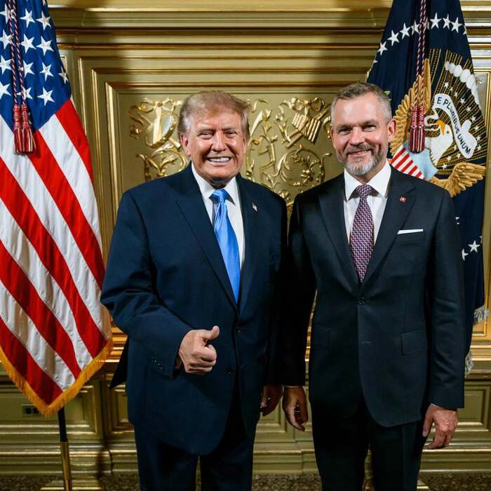 Donald Trump Peter Pellegrini 