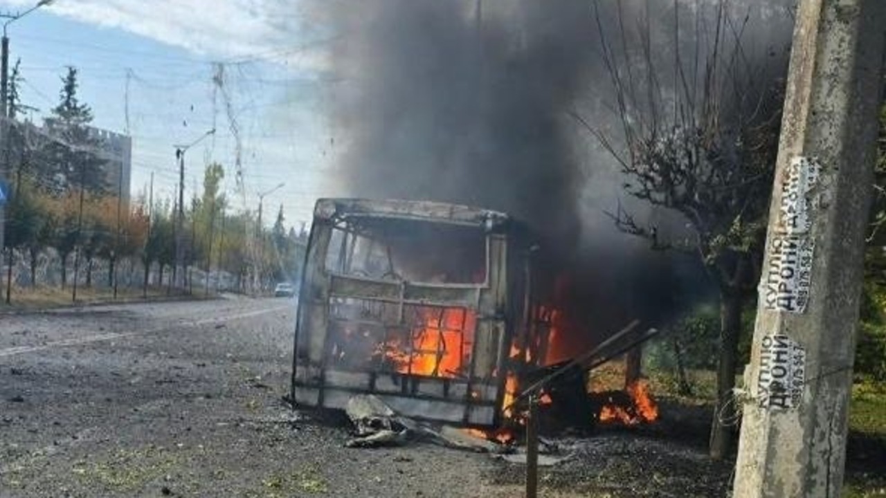Kramatorsk, Ukrajina, autobus