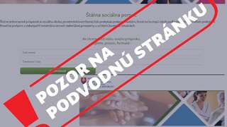 Sľubujú jednorazový príspevok od štátu, no ide o podvod. Ministerstvo práce varuje pred falošnou stránkou