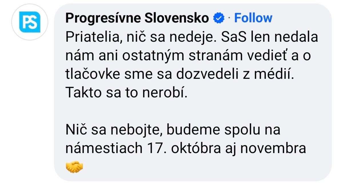 komentár PS