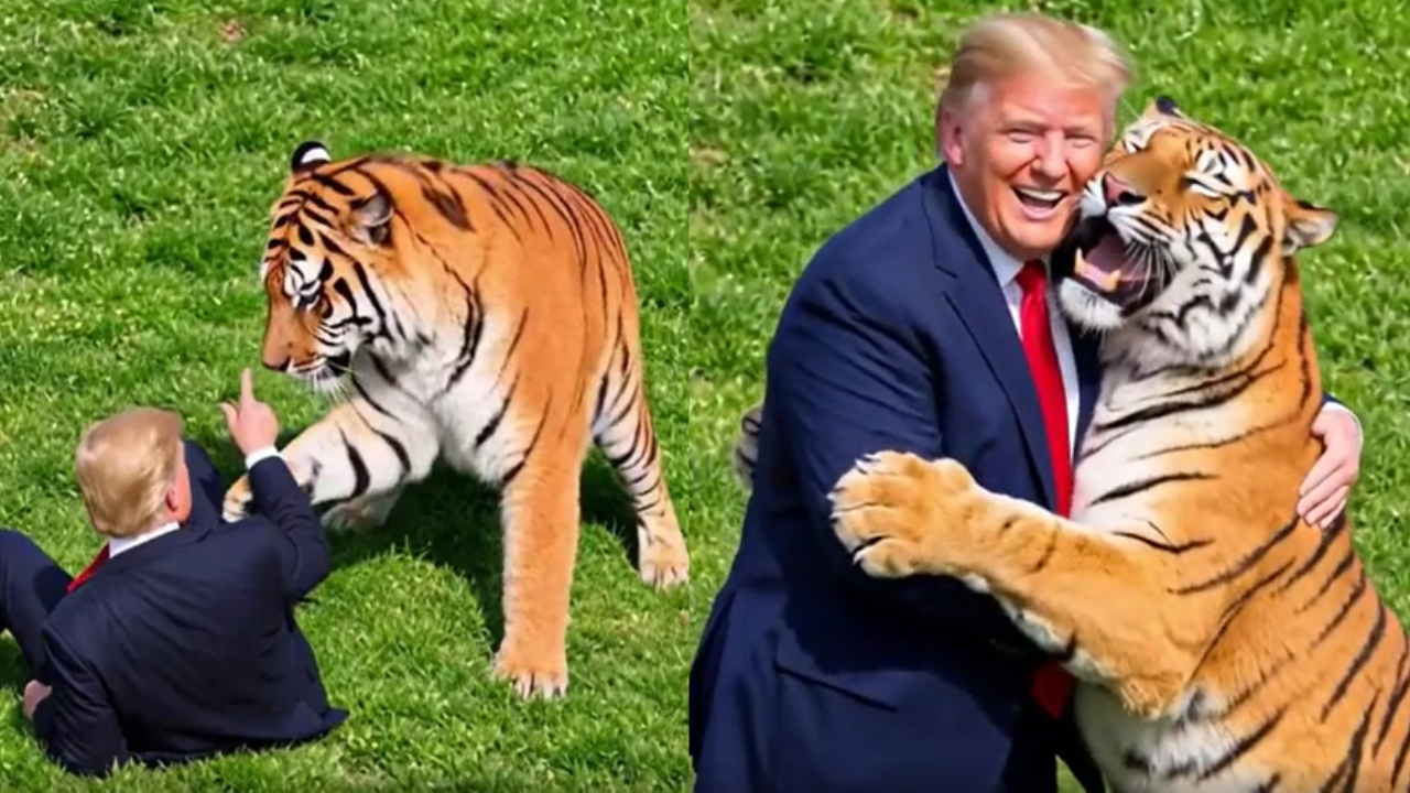 Donald Trump tiger