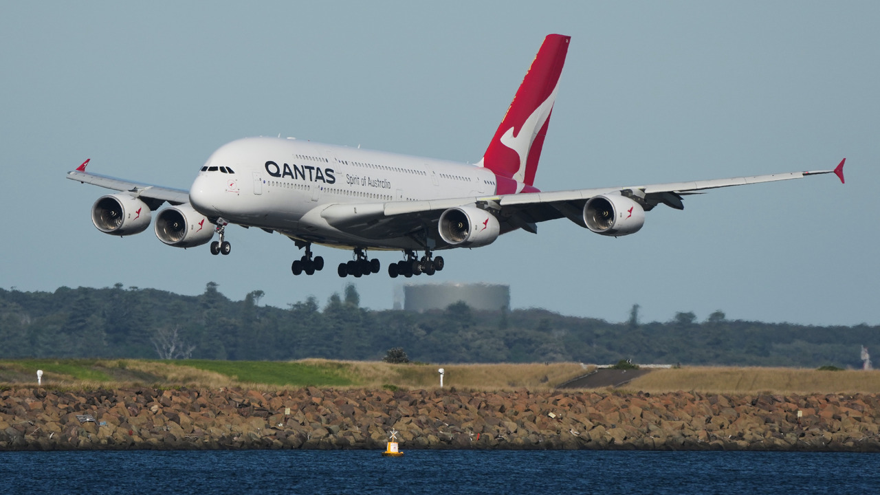 Qantas lietadlo 