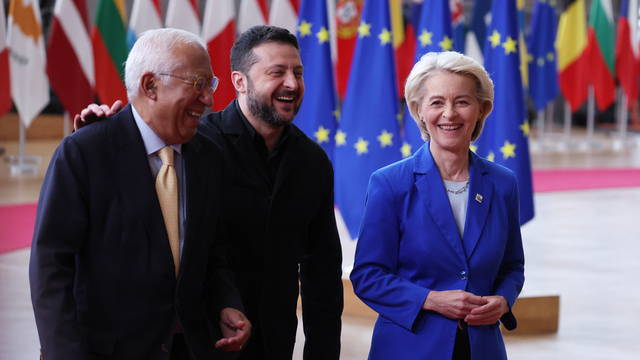Samit EU, Leyenová, Zelenskyj, Costa