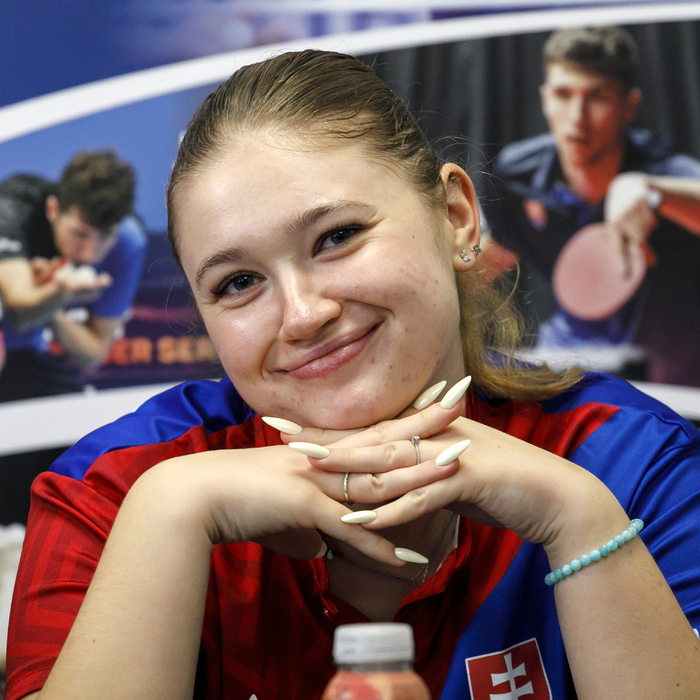 Reprezentantka SR v stolnom tenise Tatiana Kukuľková 