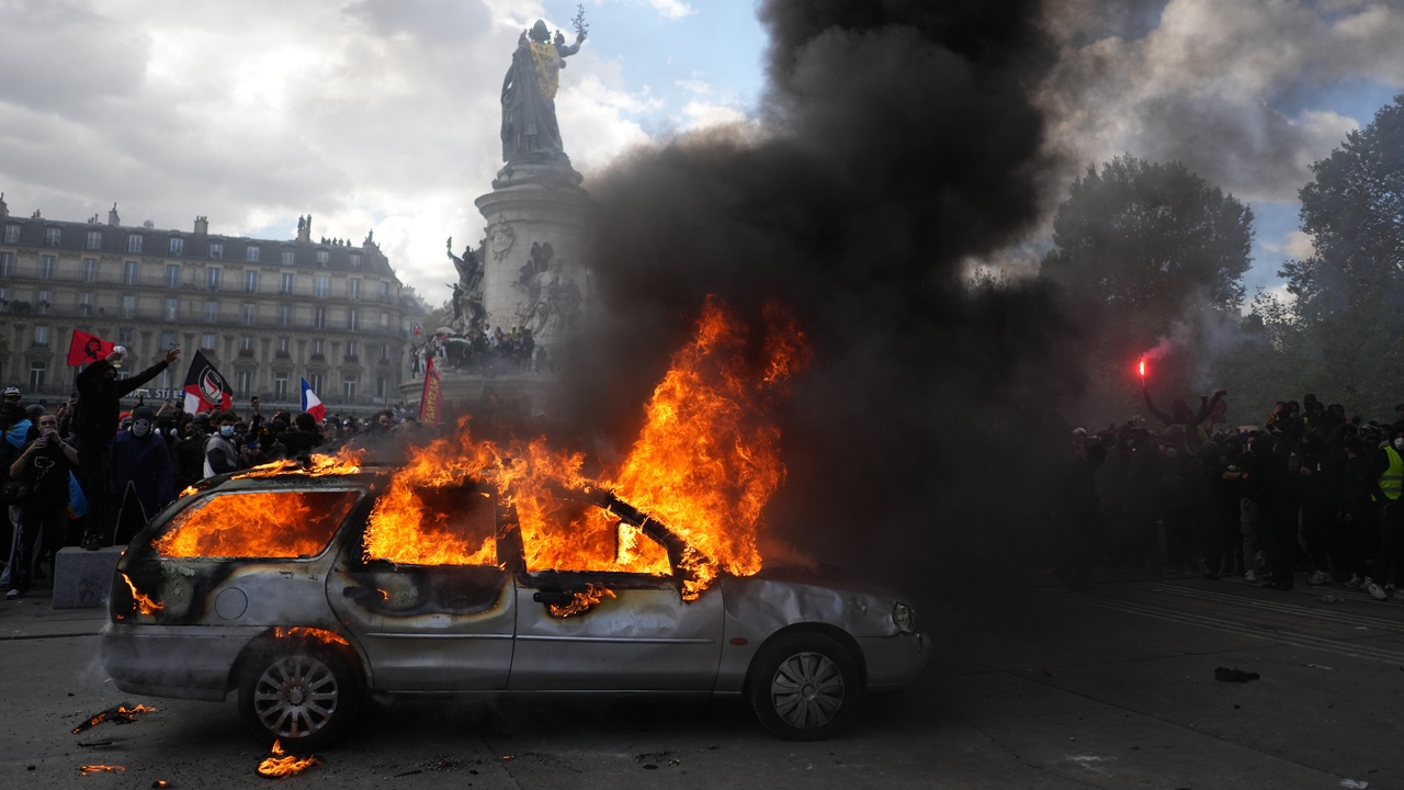 Paríž protesty