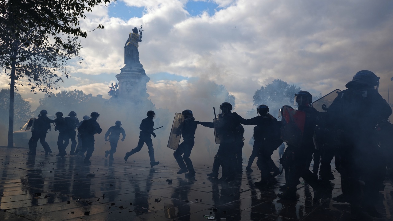 francuzsko policia protest