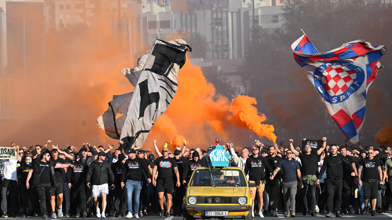 chorvatsko futbal pochod